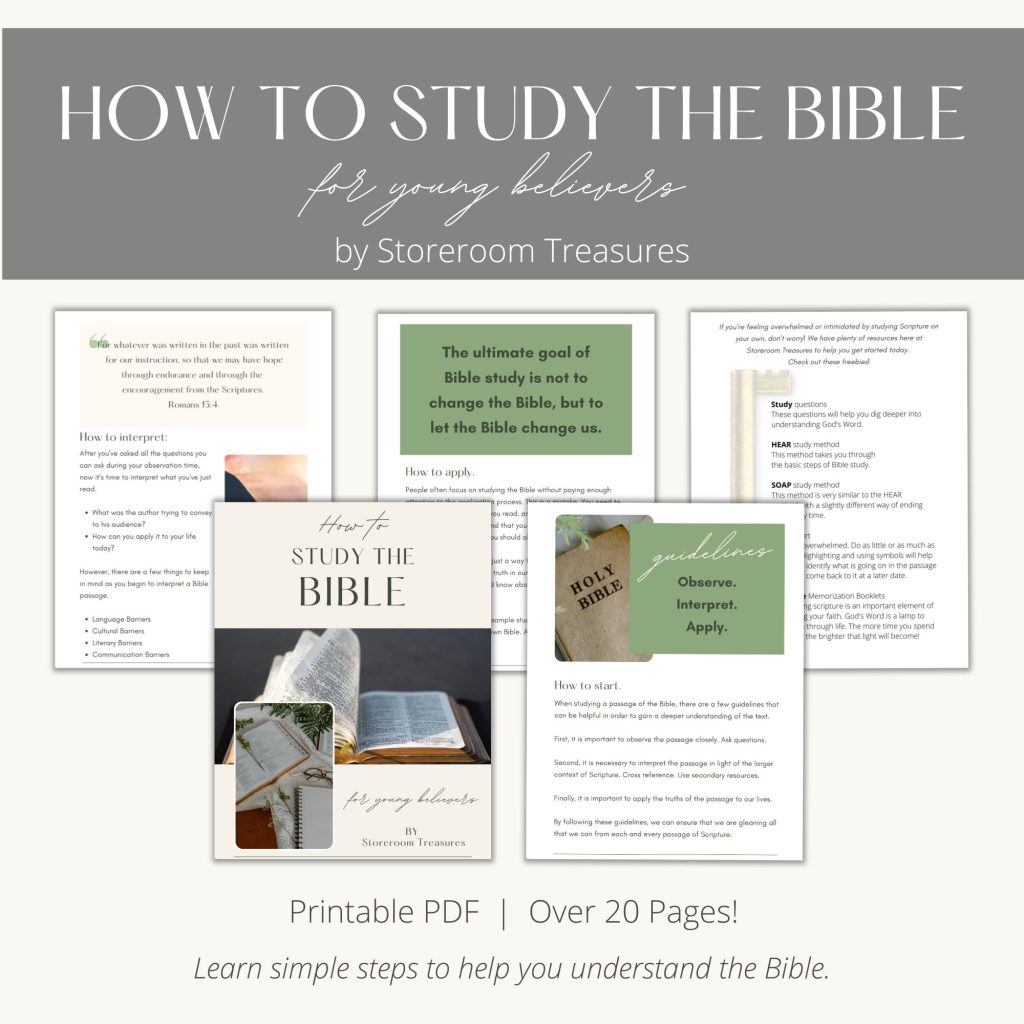 How to Study the Bible